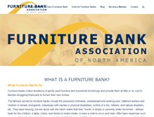 Tablet Screenshot of furniturebanks.org